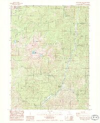 Tangle Blue Lake 1986 topographic map thumbnail