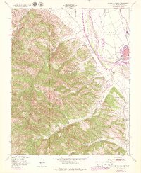 Thompson Canyon 1949 topographic map thumbnail