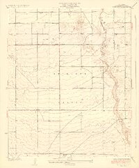 Tierra Bonita 1933 topographic map thumbnail