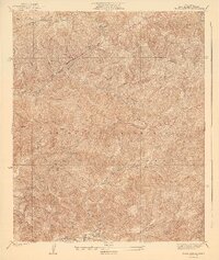 Trail Canyon 1940 topographic map thumbnail