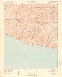 Triunfo Pass 1950 topographic map thumbnail