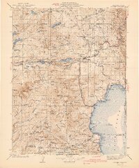 Truckee 1940 topographic map thumbnail