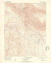 Tunnel Hill 1950 topographic map thumbnail