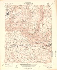 Tuolumne 1948 topographic map thumbnail