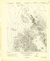 Turtle Mts. 1943 topographic map thumbnail