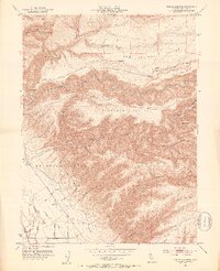 Tuscan Springs 1951 topographic map preview