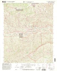 Topatopa Mountains 1995 topographic map preview