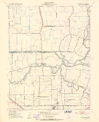 Union Island 1952 topographic map thumbnail