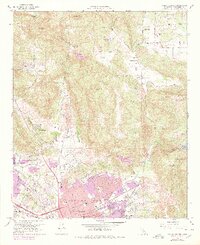 Valley Center 1968 topographic map thumbnail