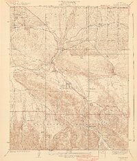 Valyermo 1940 topographic map preview