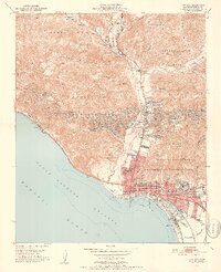 Ventura 1951 topographic map thumbnail