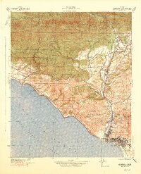 Ventura 1941 topographic map thumbnail