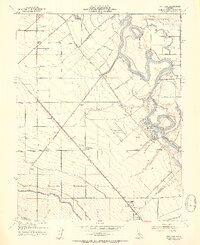 Vernalis 1952 topographic map thumbnail