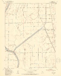 Verona 1952 topographic map thumbnail