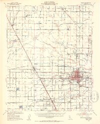 Visalia 1949 topographic map thumbnail
