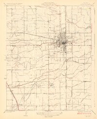 Visalia 1927 topographic map thumbnail