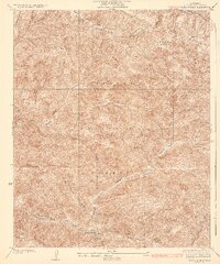 Warm Spring 1936 topographic map thumbnail