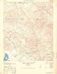 Warner Springs 1947 topographic map thumbnail