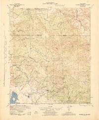 Warner Springs 1943 topographic map thumbnail