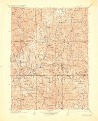 Weaverville 1913 topographic map thumbnail