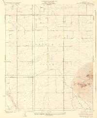 West Alpine Butte 1933 topographic map thumbnail