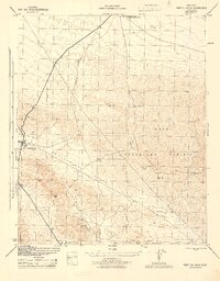 West Elk Hills 1944 topographic map thumbnail
