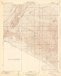 West Elk Hills 1932 topographic map thumbnail