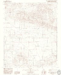 West of Drinkwater Lake 1986 topographic map thumbnail