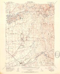 Wheatland 1949 topographic map thumbnail