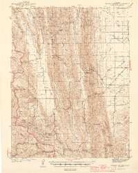 Wilbur Springs 1944 topographic map thumbnail