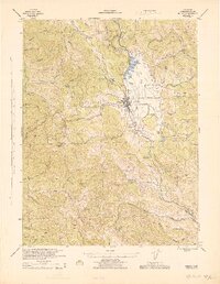 Willits 1944 topographic map preview