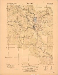 Willits 1922 topographic map thumbnail