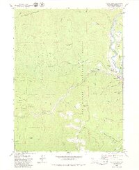 Willow Creek 1979 topographic map thumbnail