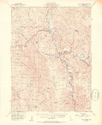 Willow Creek 1952 topographic map thumbnail