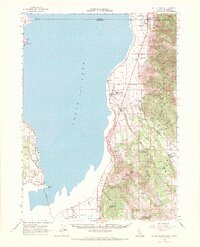 Willow Ranch 1962 topographic map preview