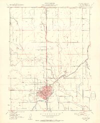 Willows 1951 topographic map thumbnail