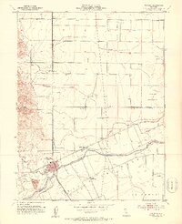 Winters 1953 topographic map thumbnail