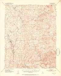 Woody 1952 topographic map thumbnail