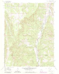 Alpine Plateau 1963 topographic map thumbnail