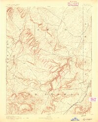 Apishapa 1893 topographic map thumbnail