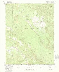 Baldy Mountain 1964 topographic map thumbnail