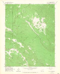 Baldy Mountain 1964 topographic map thumbnail