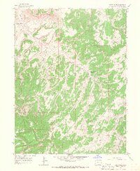 Banta Ridge 1964 topographic map thumbnail