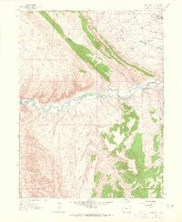 Banty Point 1962 topographic map thumbnail