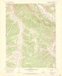 Barcus Creek SE 1966 topographic map thumbnail