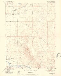 Barnesville 1950 topographic map preview