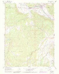 Basalt 1961 topographic map preview