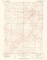 Battle Canyon 1977 topographic map thumbnail