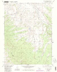 Battle Mountain 1979 topographic map thumbnail