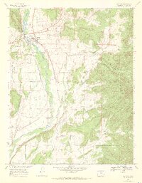 Bayfield 1968 topographic map thumbnail